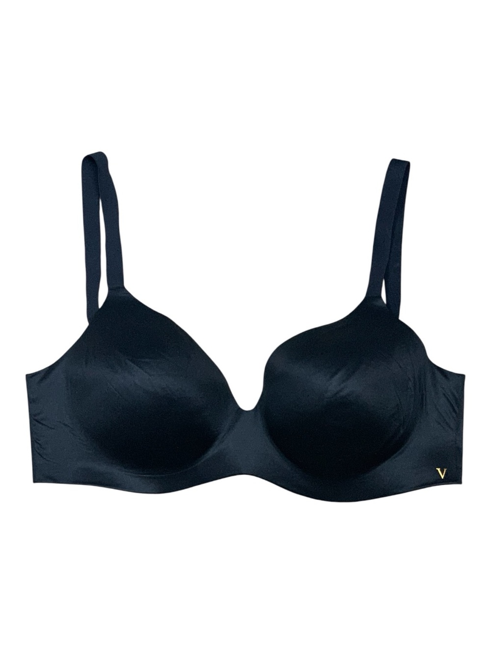 Victoria's Secret Black Infinity Flex Bra Wireless Lingerie Intimates 34DDD‎